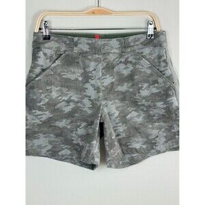 Spanx Size Large Camo Smoothing Stretch High Rise Shorts 6” Inseam